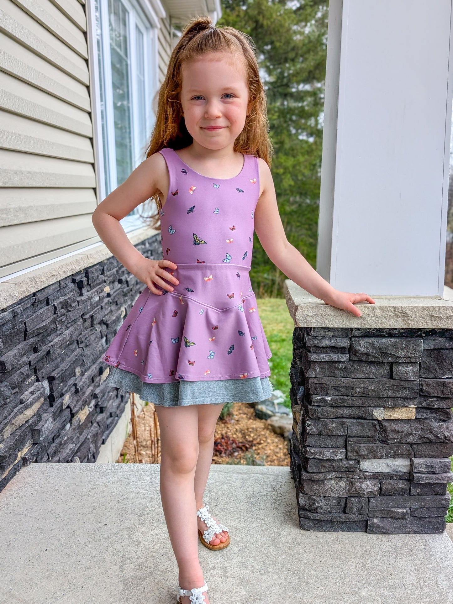 Ember Dress Romper and Skort - PDF Sewing Pattern