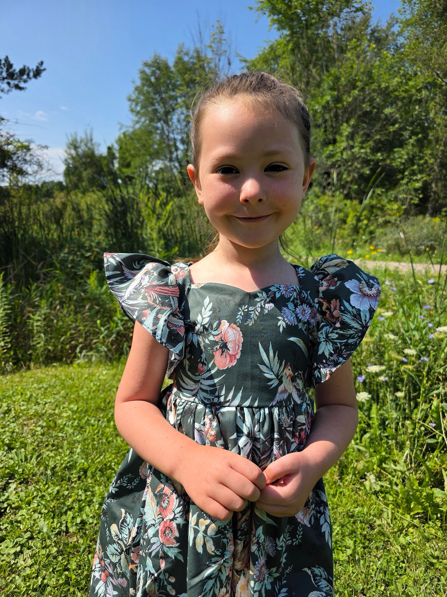 Wren Dress and Romper - PDF Sewing Pattern