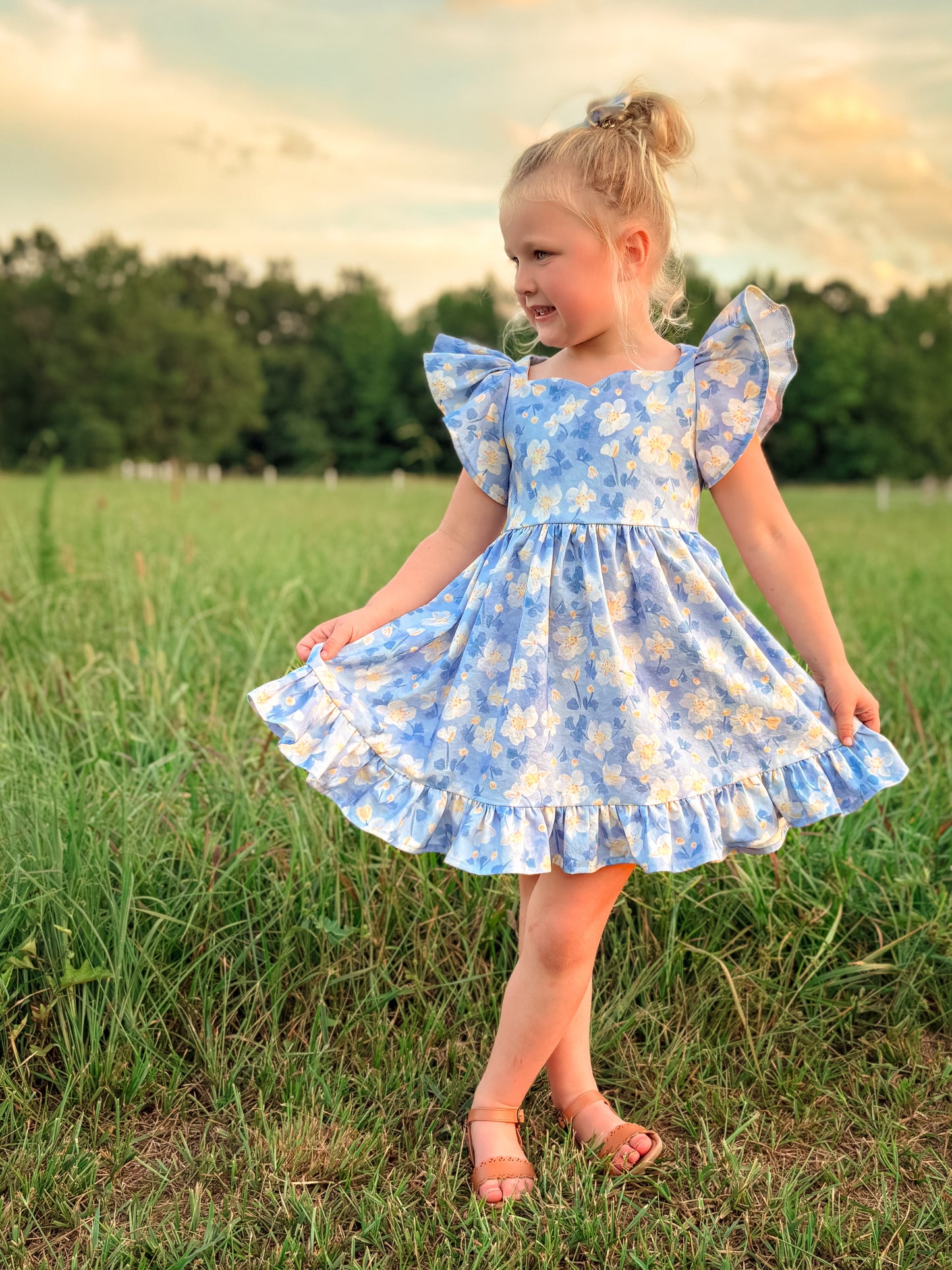 Wren Dress and Romper - PDF Sewing Pattern