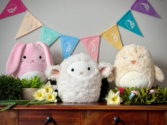 Cuddly Pals - Easter Edition Plush Toy PDF Sewing Pattern